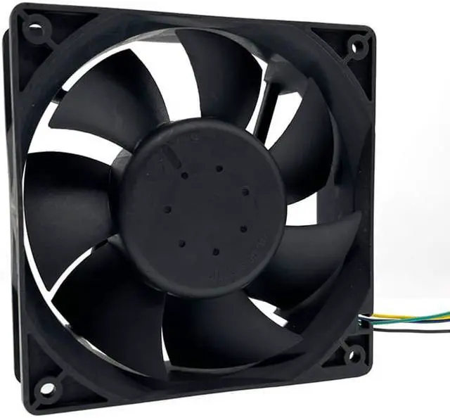 Alt view image 3 of 6 - AFB1212HHE ,120mm Dual Ball Bearing 12cm Cooling Fan, 12038 120X120X38mm 4-wire PWM 12V 4-Pin 4P