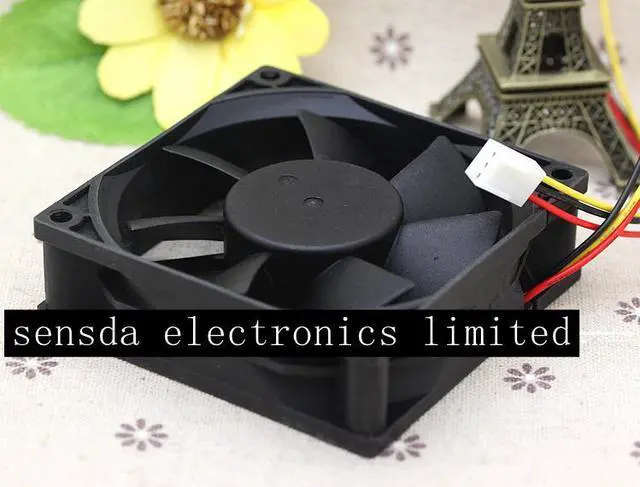 Alt view image 4 of 4 - 80mm cooling fan For ADDA 8cm 8025 24V 0.26A AD0824UB-A73GL AD0824UB-A70GL Dual Ball Bearing Cooling fan