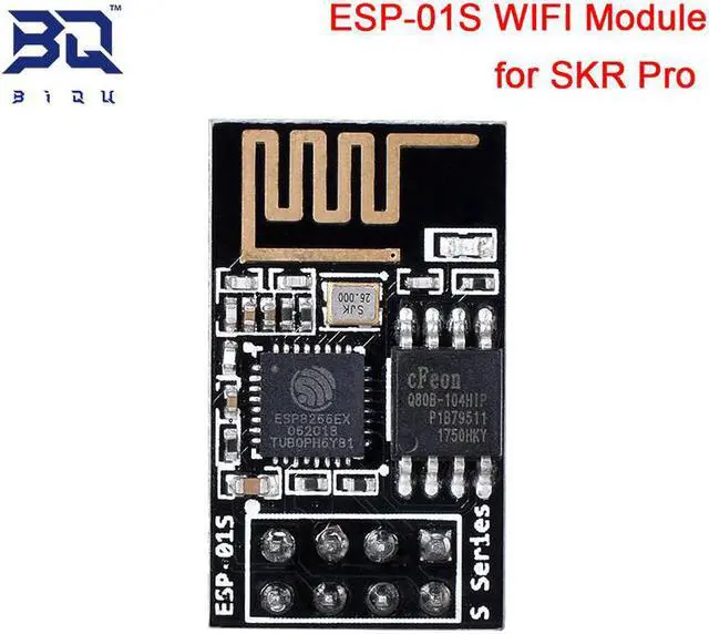 Main image of Module WIFI série ESP01S ESP8266, émetteur-récepteur sans fil, capteur Wifi en développement pour carte d'imprimante 3d SKR PRo ESP-01S