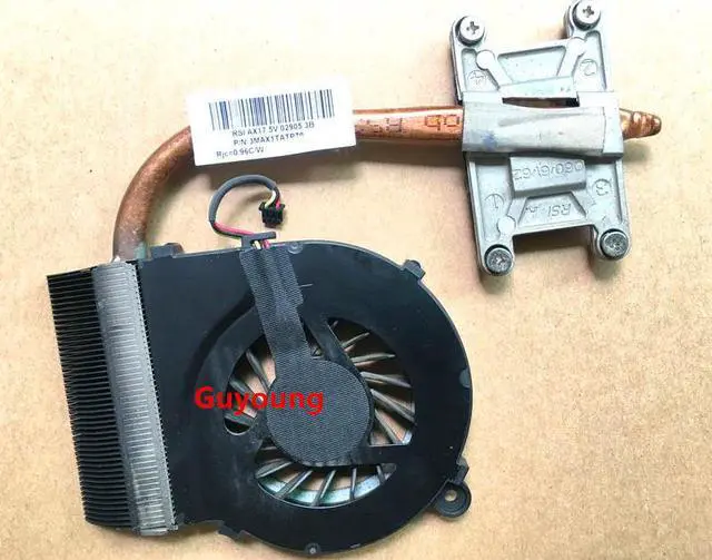 Main image of Ensemble ventilateur et dissipateur de chaleur, processeur pour HP CQ42 CQ62 G62 G42 595832  001