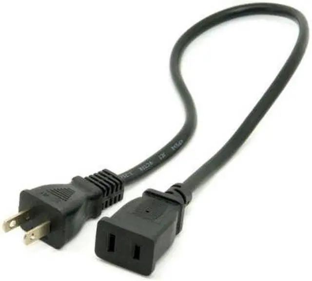 Alt view image 6 of 7 - CYDZ   USA Outlet Saver Power Extension Cord Cable 2-prong 2 Outlets 50 cm