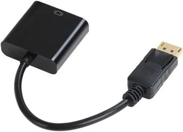 Alt view image 7 of 7 - CYDZ DP DisplayPort to VGA Convertor Adapter Cable BLACK