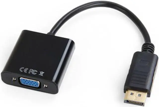 Alt view image 5 of 7 - CYDZ DP DisplayPort to VGA Convertor Adapter Cable BLACK