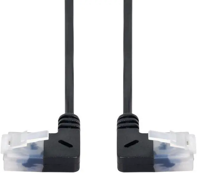 Alt view image 7 of 7 - Cat6 Ethernet Cable RJ45 Left to Right Angled 25cm UTP Network Cable Patch Cord Cat6a Lan for Laptop Router TV BOX