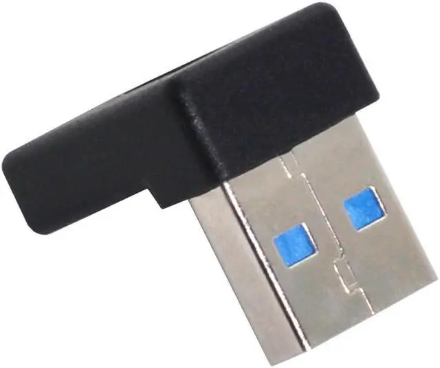 Alt view image 6 of 7 - USB-C Type C Female 90 Degree Up Angled to USB 3.0 A Male Data Adapter for Laptop Desktop