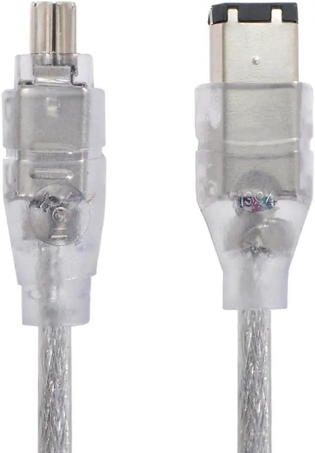 Alt view image 6 of 7 - Jimier 1394 6Pin to Firewire 400 IEEE 1394 4 Pin Male iLink Adapter Cord Cable for Camera Camcorder