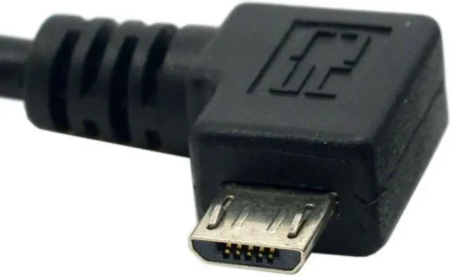Alt view image 2 of 4 - 90 Degree for Cell Phone OTG Host Cable Right Angled Micro USB to USB Female