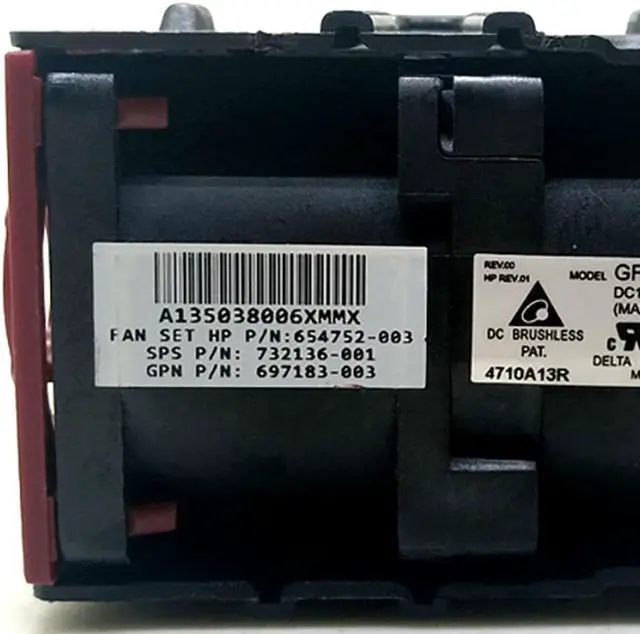 Alt view image 2 of 2 - FOR HP DL360 DL360p DL360e G8 Gen8 DL360G8 Cooling Fan 822531-001 732136-001 654752-001 697183-003 Server Fan