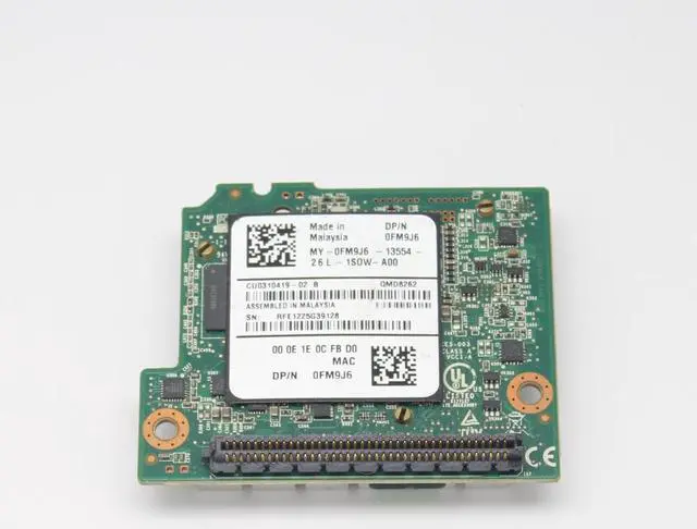 Alt view image 2 of 5 - FOR PowerEdge M620 M630 M820 0FM9J6 FM9J6 Server Qlogic QMD8262-K 10Gbps 2 Port Mezzanine Blade Network Card