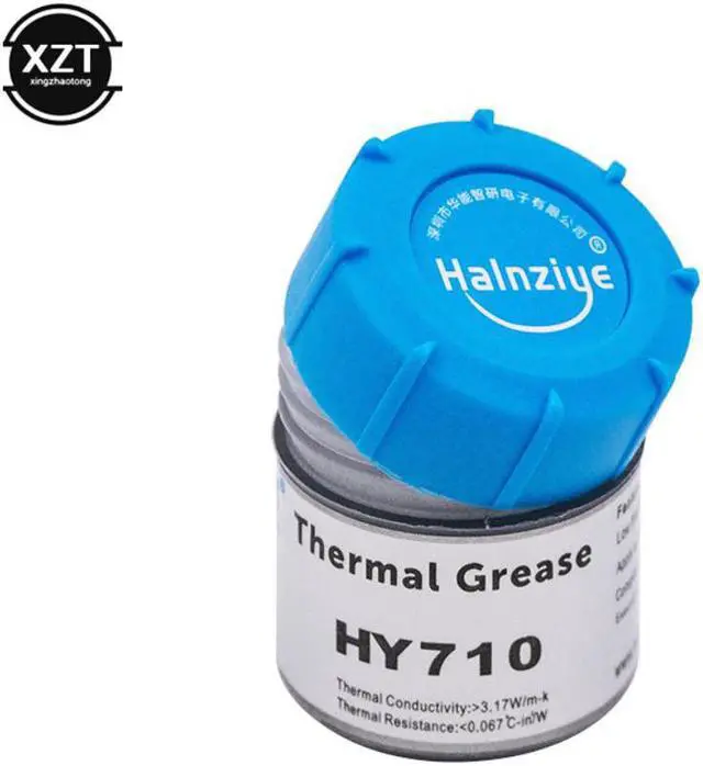 Alt view image 2 of 3 - 1PCS HY710 Silver Cooling Fan Thermal Grease Paste Compound Silicon Chipset Cooling For CPU GPU HeatSink Processor  EST