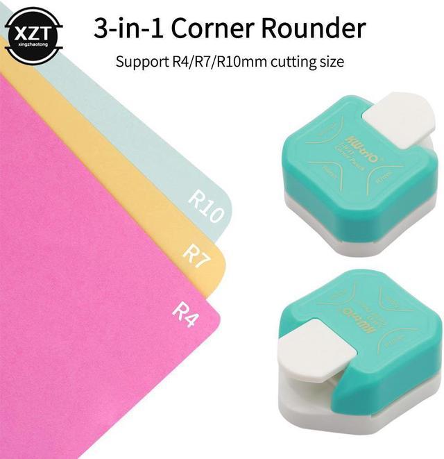 Cheap R4 R7 R10 3 In 1 Corner Rounder Paper Punches Border Punch Round  Corner Paper Cutter Card Scrapbooking for DIY Handmade Crafts