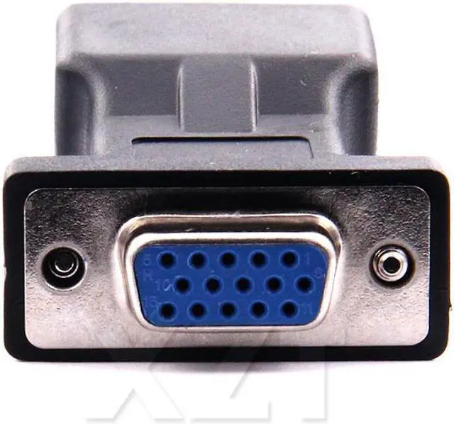 Alt view image 5 of 6 - 10pcs/Lot Hot Selling VGA Extender Male To Lan Cat5 Cat5e RJ45 Ethernet Female Adapter RJ45 to VGA adpater