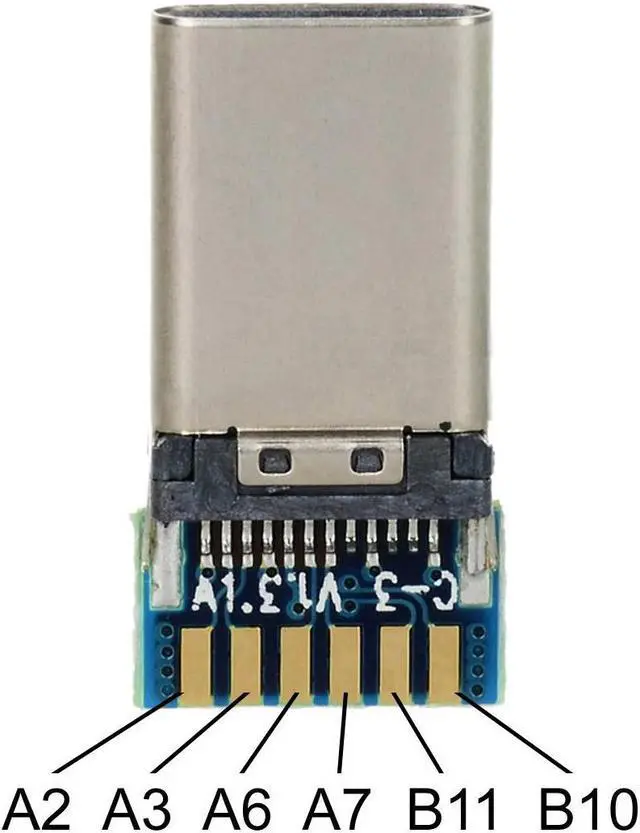 Alt view image 2 of 5 - USB 3.1 Type C USB-C  DIY 24pin Male Plug Connector SMT type with PC Board