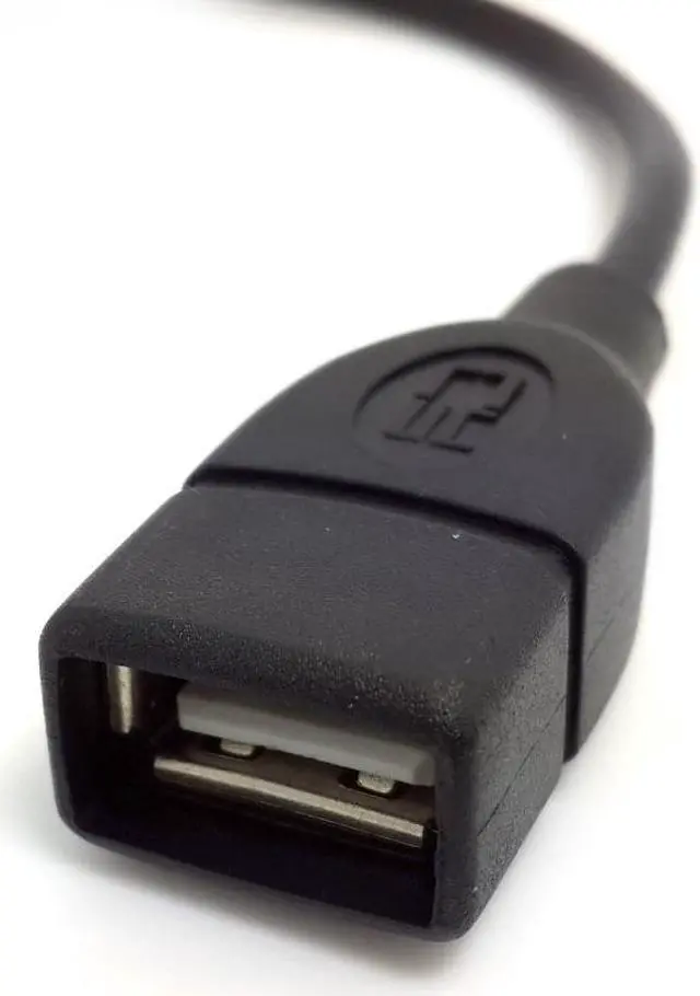 Alt view image 3 of 3 - 90 Degree Down Angled Type USB 2.0 A Male to USB A Female Cable 20cm