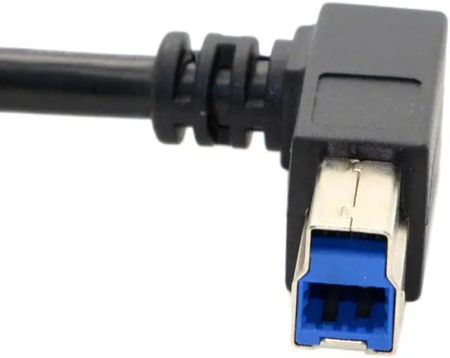 Alt view image 3 of 3 - 90 D Left angled USB 3.0 B Type Male to 3.0 Motherboard 19pin Header Cable 50cm