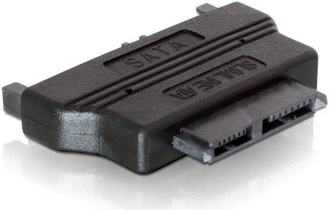 Alt view image 3 of 3 - SATA 22 Male to Slimline SATA 13 Female Laptop CD ROM Convertor Adapter