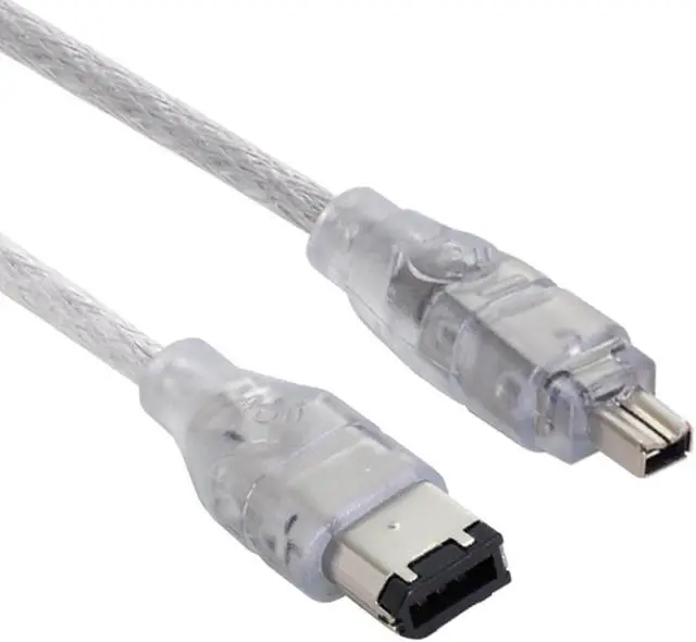 Alt view image 2 of 3 - ILink Adapter Cord Cable 1394 6Pin to Firewire 400 IEEE 1394 4 Pin Male for Camera Camcorder