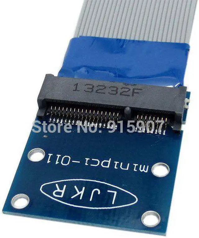 Alt view image 5 of 5 - Flexible Mini PCI Express PCI-e Mini Card Extender 52pin Male to Female Extension FFC Cable
