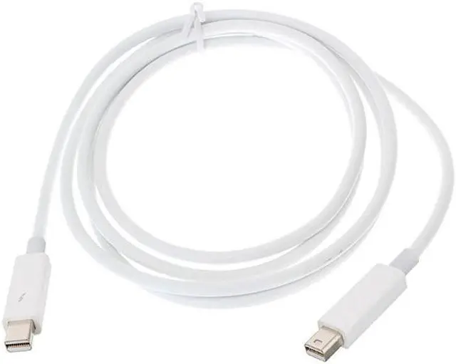 Alt view image 2 of 3 - For MacBook 2013 2014 2015 Thunderbolt Port to Thunderbolt Male to Male Data Video Cable White(200 cm)