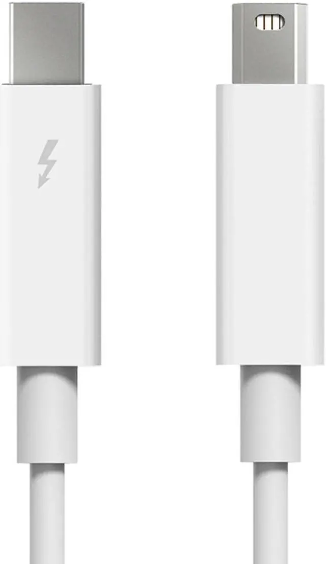 Alt view image 3 of 3 - For MacBook 2013 2014 2015 Thunderbolt Port to Thunderbolt Male to Male Data Video Cable White(200 cm)