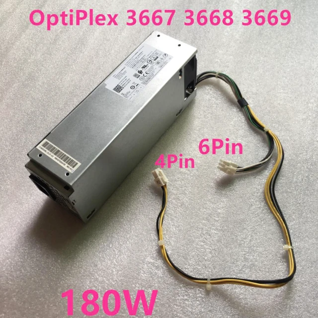 Alt view image 4 of 6 - PSU For Dell OptiPlex 3667 3668 3669 6Pin 180W Power Supply H180NS-00 D180ES-00 B180AS-00 L180ES-00 TDFTP 82DRM 7PC8X DN9CD