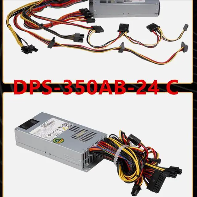 Alt view image 4 of 6 - PC PSU For Delta 80plus Bronze Flex Itx Nas Small 1U 350W Power Supply DPS-350AB-24 C