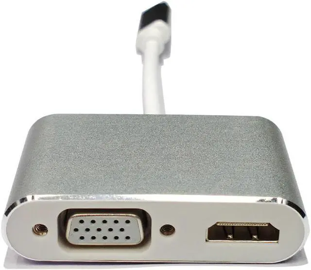 Main image of Type C To HDMI-Compatible 4K Adapter VGA USB 3.0 Audio Video Converter PD 87W Fast Charger for Macbook Pro Samsung S9 S10 Huawei