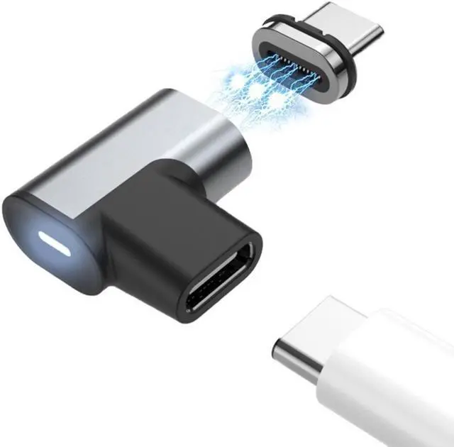 Alt view image 4 of 6 - 3.1 C Magnetic Adapter 100W Type C Cable To USBc 24-pin 10Gbs Data Transmission 4K Video Display Macbook Connector