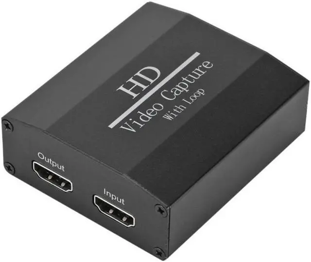 Alt view image 6 of 6 - 4K HDMI-compatible Capture Card 1080p Game Capture Card USB 2.0 Recorder Box Device for Live Streaming Video Recording