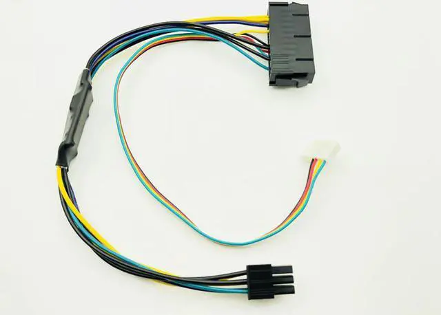 Alt view image 5 of 6 - 30cm ATX Main 24Pin to 6Pin PCI-E PSU Power Adapter Cable 18AWG Power Supply for HP Z220 Z230 SFF Server Workstation Motherboard