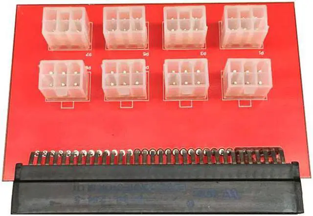 Alt view image 6 of 6 - 1200W Switching Power Supply Adapter Module for GPU Open Rig Mining BTC ETH Ethereum Electronic Component Power Convert Card