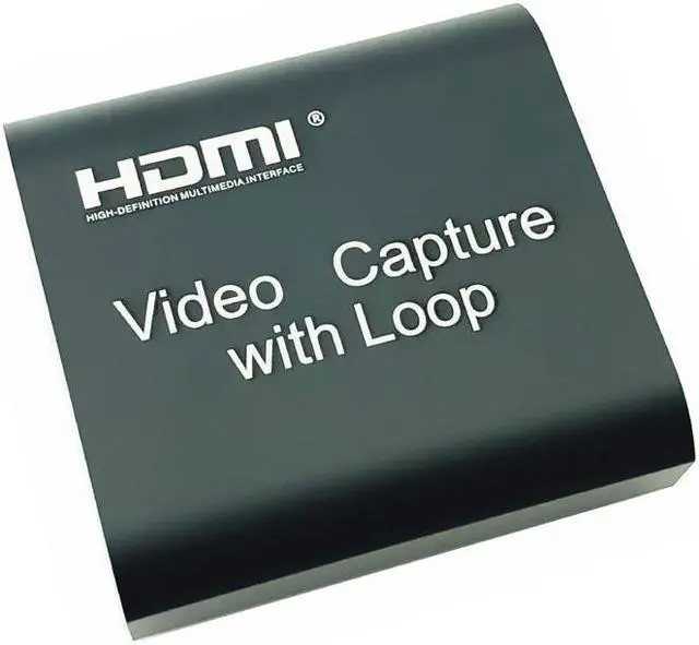 Alt view image 3 of 6 - HDMI Capture Card Video Capture Device Video Capture Loop Out 4K 1080P USB 2.0 Game Record Live Streaming Box for PS4 HD Camera