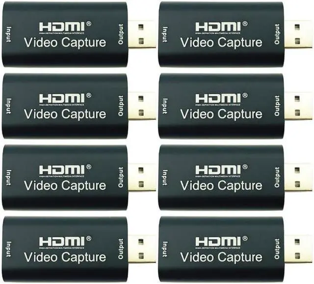 Alt view image 6 of 6 - Video Capture Card HDMI Capture Device USB 2.0 Game Capture Live Streaming Grabber Record Box for PC PS4 HD Camera Capture Card