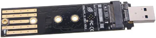 Alt view image 6 of 6 - RTL9210B Dual Protocol SSD Enclosure USB C M.2 NVME PCIe NGFF USB3.1 GEN2 10Gbps M2 SSD Case Adapter for 2230/2242/2260/2280 SSD