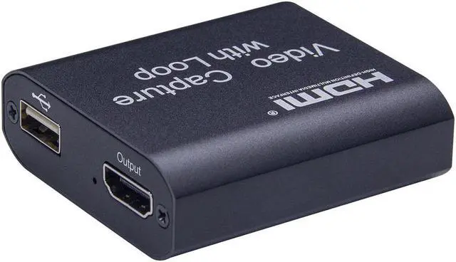 Alt view image 6 of 6 - HDMI Video Capture Card 4K 1080P USB 2.0 Grabber HDMI Capture Card Video Capture + Loop Output for Phone PS4 Game Live Streaming