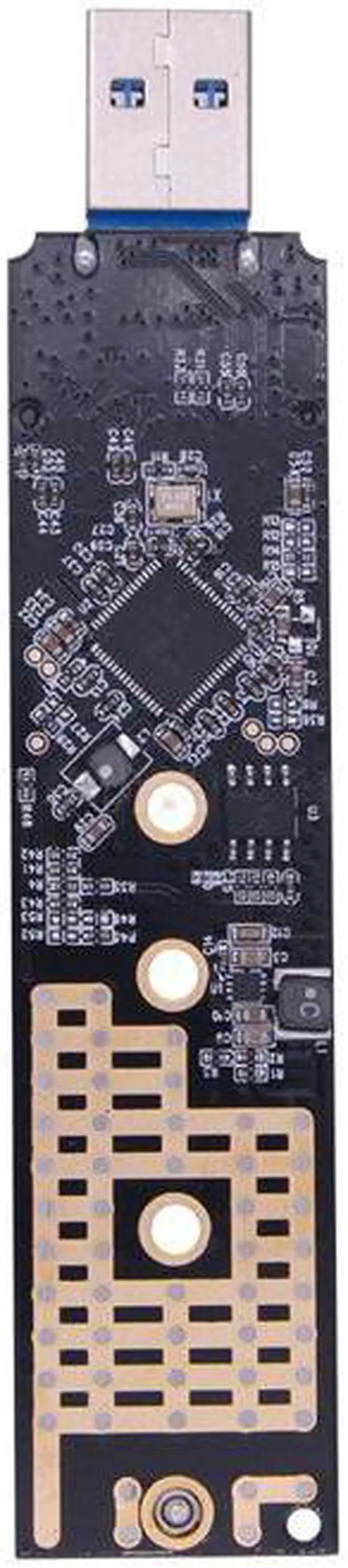 Alt view image 5 of 6 - M.2 NVME to USB Adapter M-Key M.2 NGFF NVME to USB 3.1 Card Reader 10Gbps M.2 USB Adapter for Windows XP 7 8 10, MAC OS