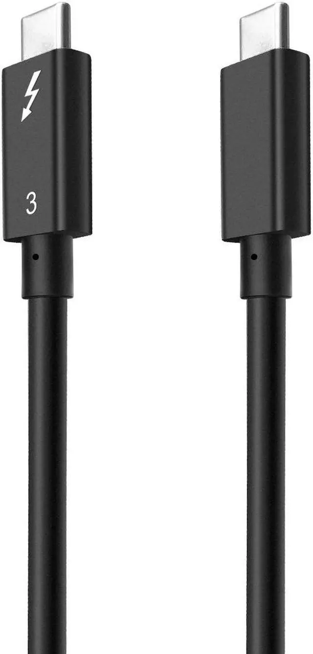 Alt view image 6 of 6 - 50cm Thunderbolt 3 Cable 5K Display USB-C USB 3.1 Male to Thunderbolt3 Male 40Gbps Cable Supports 100W 5A Charging for PC Laptop