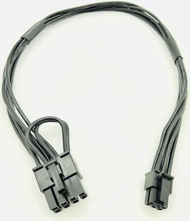 Alt view image 5 of 6 - 10PCS Power Cable Mini 6pin to 8pin PCIe PCI-e Cable for Apple Mac iMAC Pro G5 Tower Video Card 18AWG 35cm 6P Male to 8Pin Male