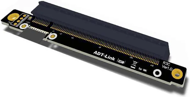 Alt view image 5 of 6 - PCI-E 1X to 16X Riser Card Adapter Extender Cable PCIe 3.0 X1 PCI Express Graphics Card Extension Cable for BTC Miner Mining