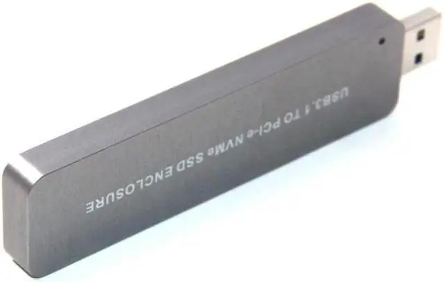 Alt view image 6 of 6 - SSD Case LM903 USB3.1 to PCI-E NVME M.2 TYPE-A SSD Hard Disk Box Adapter Card External Enclosure Case for 2242/2260/2280 SSD