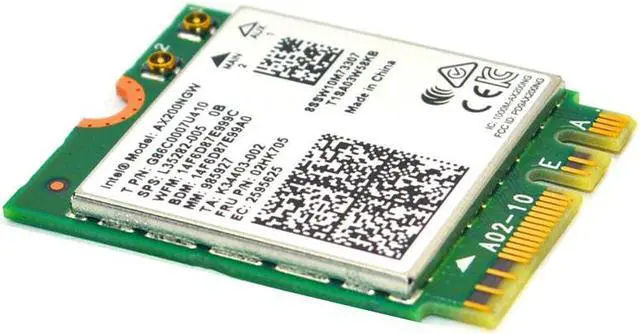 Alt view image 6 of 6 - Wireless Dual Band 2400Mbps WiFi 6 For Intel AX200 NGFF M.2 Bluetooth 5.1 Wifi Card AX200NGW Wifi6 Adapter 2.4G/5Ghz 802.11ac/ax