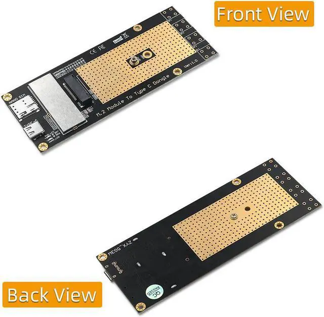 Alt view image 6 of 6 - M.2 Network Adapter 3G/4G/5G Module to Type C/USB 3.0 Adapter with NANO SIM Card Slot for RM500Q RM500U GM800 SIM8200 Module