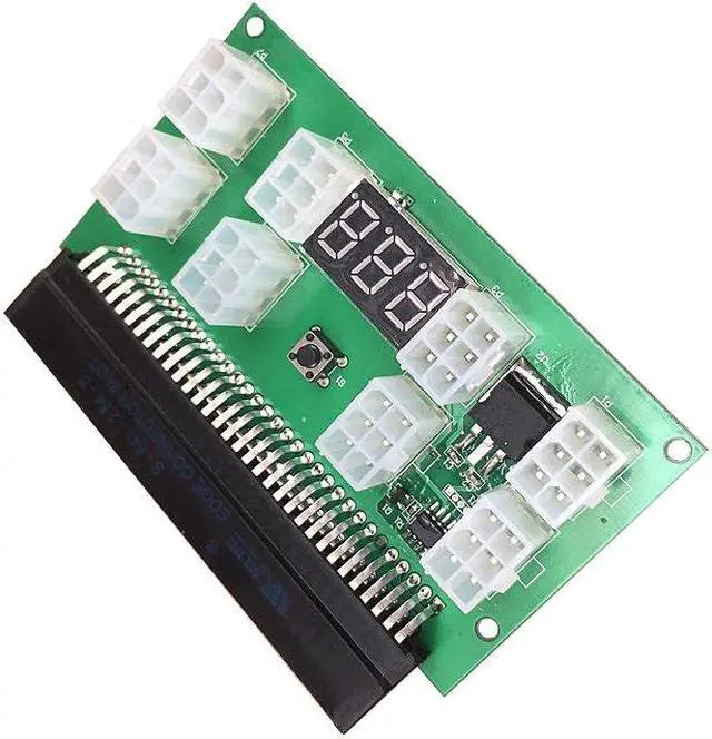 Alt view image 6 of 6 - Breakout Board 1200w/750w Power Module GPU Open Rig Mining Ethereum Electronic Components & Supplies