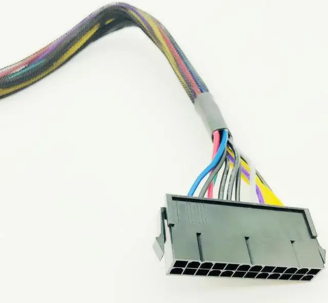 Alt view image 3 of 6 - 10PCS ATX 24Pin to 14Pin Power Supply Cable Cord 24p to 14p 18AWG Wire for Lenovo Q77 B75 A75 Q75 H81 Motherboard