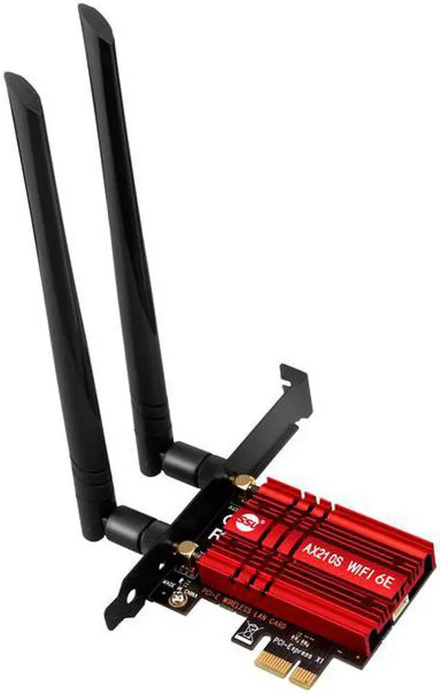 Main image of 5374Mb WiFi 6 PCIE Wireless WiFi Adapter Bluetooth 5.2 Intel AX210 Tri Band 2.4G/5G/6Ghz PCI Express 802.11AX Wi-Fi Network Card