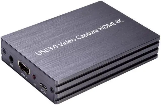 Main image of USB3.0 4K 60Hz Video Capture Card HDMI to USB 3.0 Dongle Game Streaming Live Stream Broadcast with MIC 3.5mm Gamepad Audio input