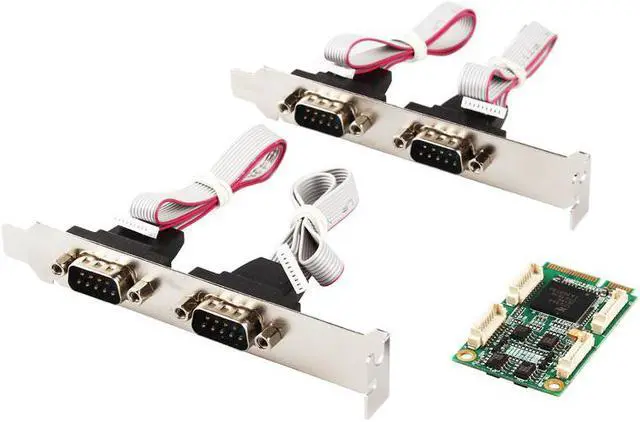 Alt view image 6 of 6 - High Speed Mini PCI-Express Turn 4 Ports RS422 RS485 Industrial Serial Port Card