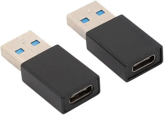 Alt view image 3 of 3 - USB-C To USB Adapter (2-Pack),USB Type C Female To USB 3.0 Male Adapter, Female USB-C 3.1 To USB-A Male Adapter