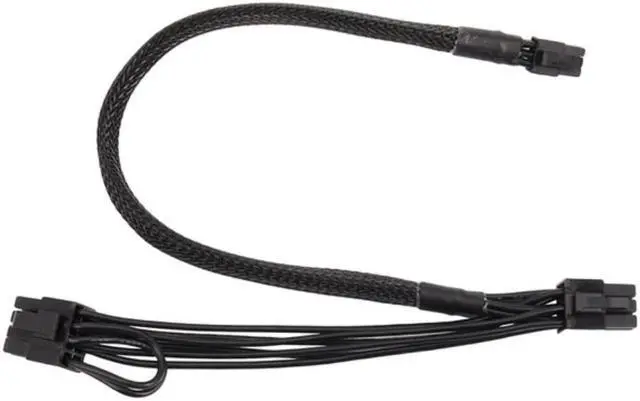 Main image of Mini 6Pin To Pci-E 6+2Pin Dual Pci-E Ports Video Graphic Card Power Cable For G5/Mac Pro