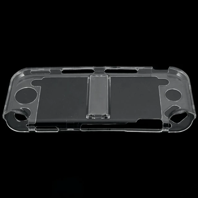 Alt view image 3 of 3 - Crystal Transparent Case Protective Cover Environmentally Friendly PC Skin Fit For Nintendo Switch Lite Bracket Function